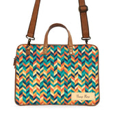 Z Leaves Custom Name Deluxe Laptop Bag