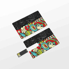Multi Abstract Pen Drive