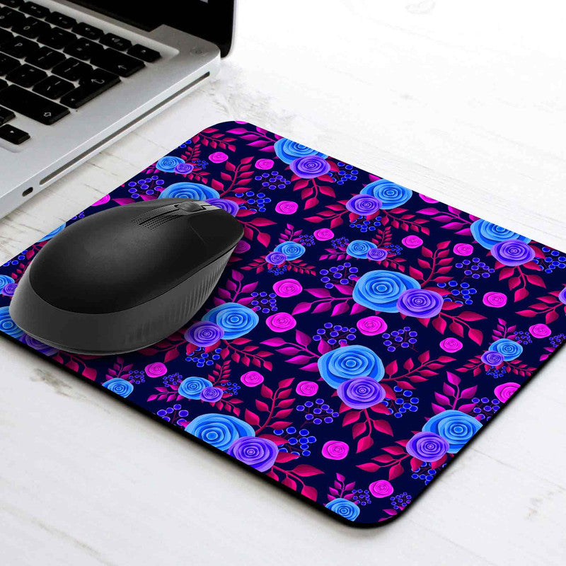 Neon Roses MousePad