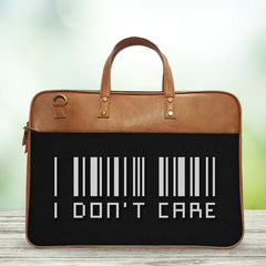I Don't Care Classic Laptop Bag