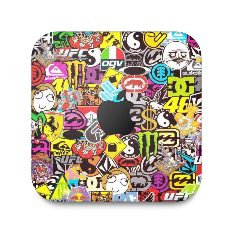 Sticker Bomb 2 Apple Mac Mini Skin