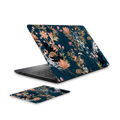 flora-laptop-skin-and-mouse-pad-combo WrapCart India