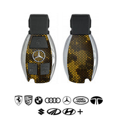 matrix-design-yellow-car-key-skins