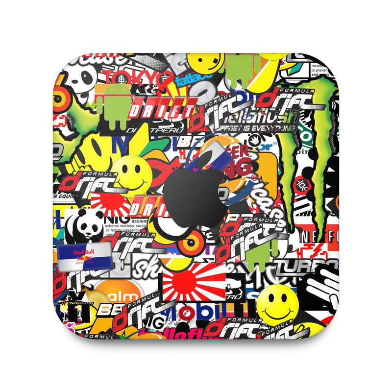 Sticker Bomb 3 Apple Mac Mini Skin