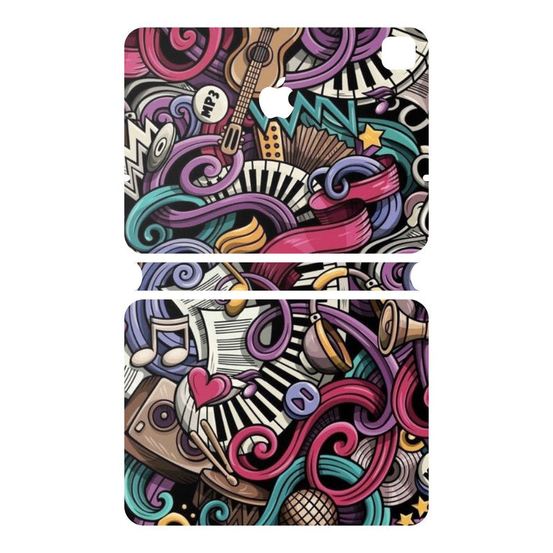 iPad Apple iPad Magic Keyboard Music Abstract Skin