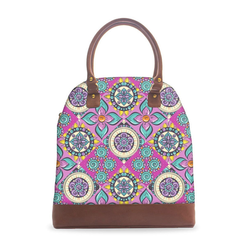 Pink Mandala Deluxe Tote Bag