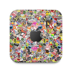 Sticker Bomb 4 Apple Mac Mini Skin