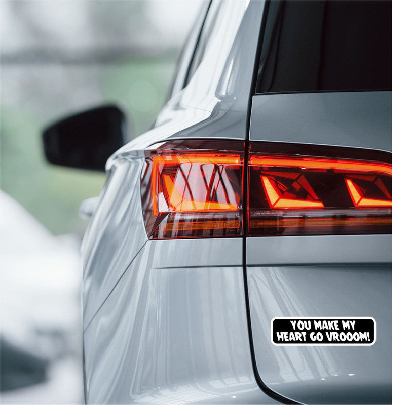Vrooom Car Sticker