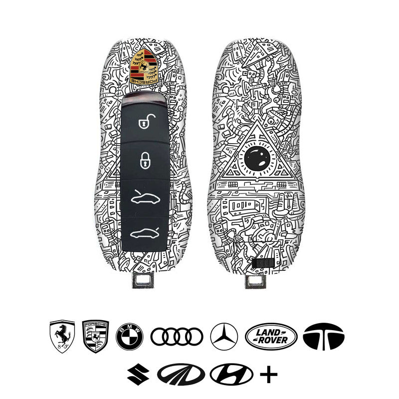 robotic-doodle-car-key-skins