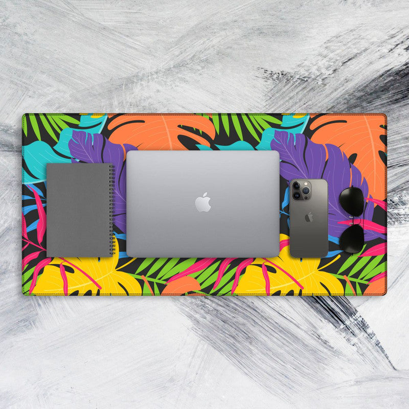 Botanical Tech Mat - Big Mouse Pad For Gaming