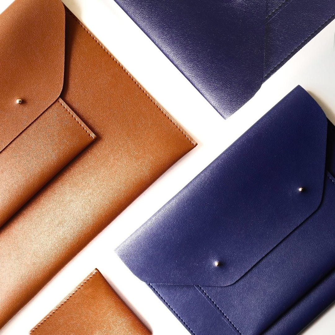 Leather Folder Documents Organizer