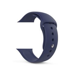 Blue Silicone Strap - 22 MM