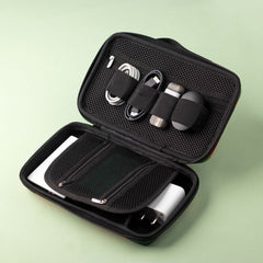 Denim Organizer Large Case for Electronics Accessories - Charger/Hard Drive/USB Cables/Power Bank/Earphones & More