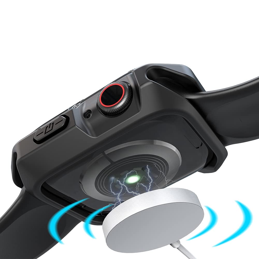 Metal & Silicon Apple Watch Strap 44 45 46 49 MM For iwatch