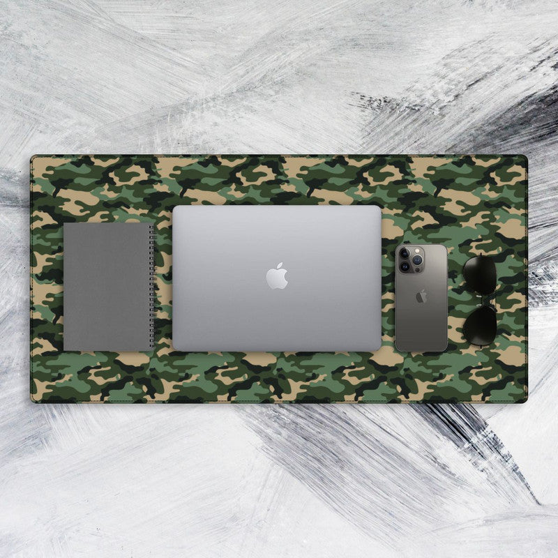 Green Camo Tech Mat - Extra Large Mouse Pad