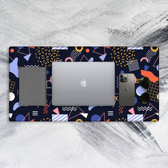 Triangle Abstract Tech Mat - Extra Large Mouse Pad