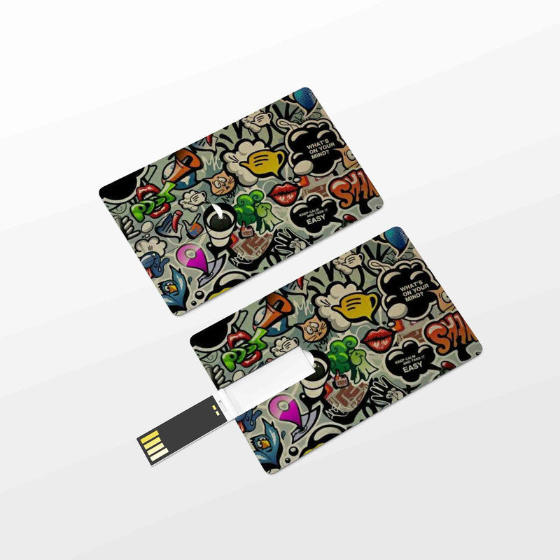 Vocalize Abstract Pen Drive