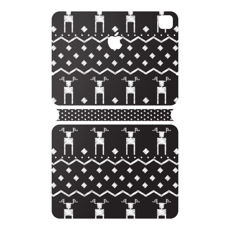 iPad Apple iPad Magic Keyboard Black Tribal 1 Skin