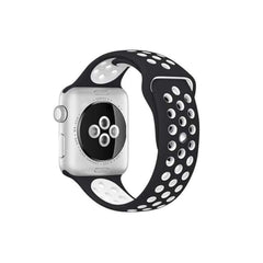 Black & White Sports Strap - Samsung/Noise/Boat/Realme/OnePlus/Other - 22MM