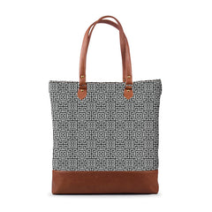 Tribal Black And White Tall Tote Bag