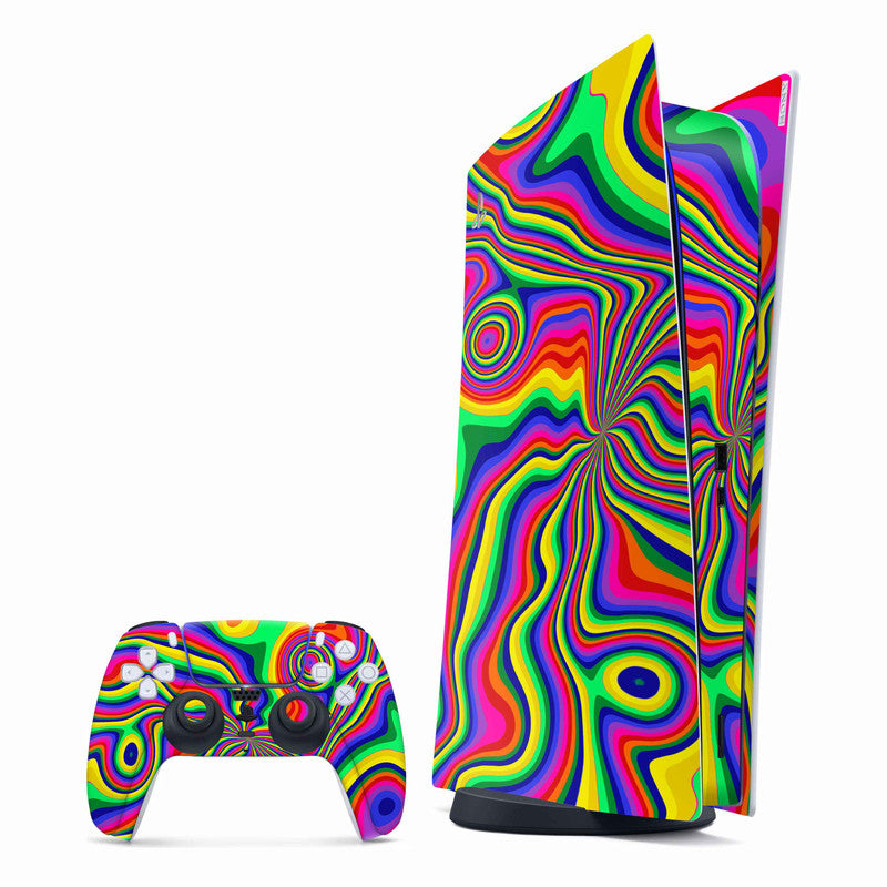 Psychedellic 1 PlayStation Skin - Skins For PlayStation 5