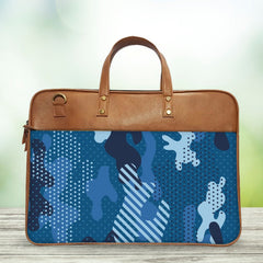 Military Blue Classic Laptop Bag