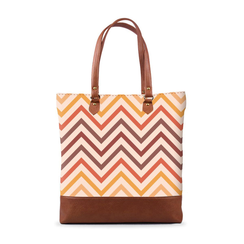 Zig Zag Tall Tote Bag