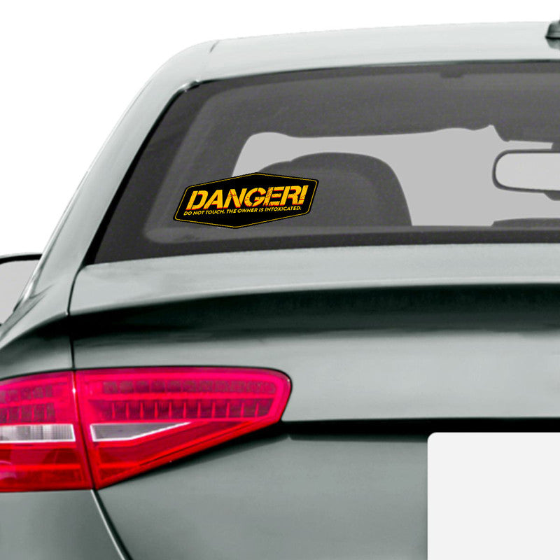 Owner Is Intoxicated Car Sticker