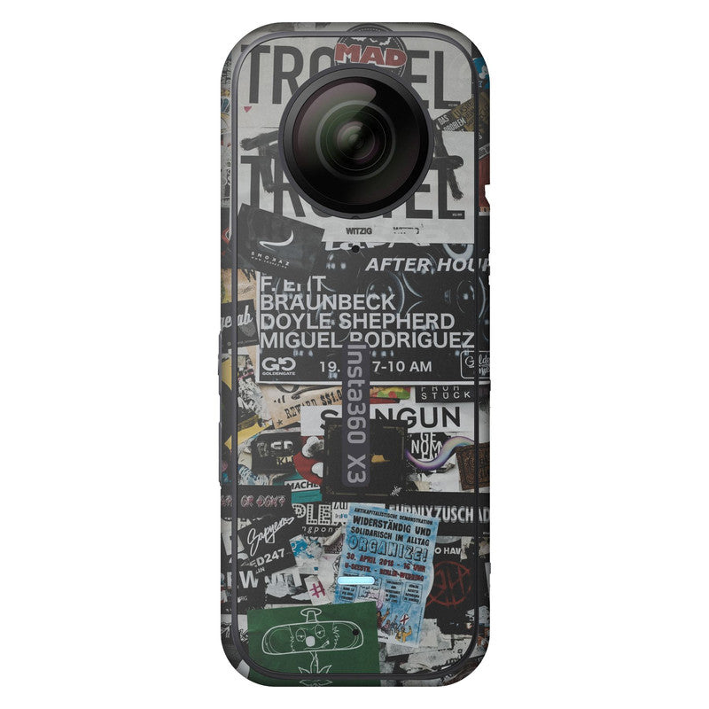 Sticker Bomb Insta 360 X3 Skin