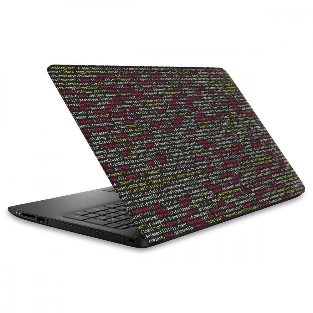 Yuckquee Programming/Coding Laptop Skin for HP,Asus,Acer,Dell