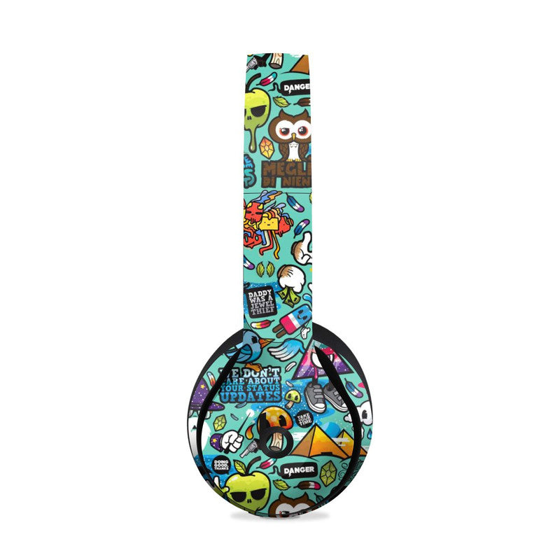 Blue Abstract Beats Headphone Skin