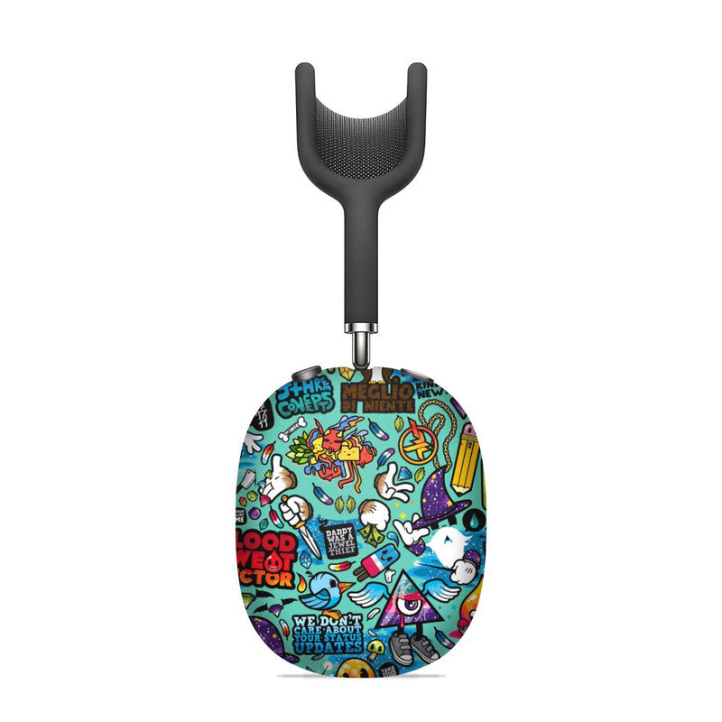 Blue Abstract Apple AirPods Max Skin