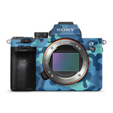 Grove Blue Camo Camera Skins