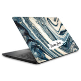 Liquid Swirl Laptop Skins - Custom Name