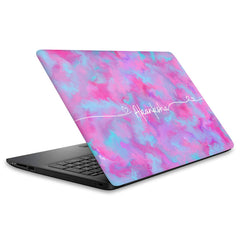 Liquid Swirl Laptop Skins - Custom Name