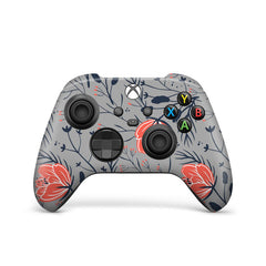 Red Floral Joystick Controller Skin