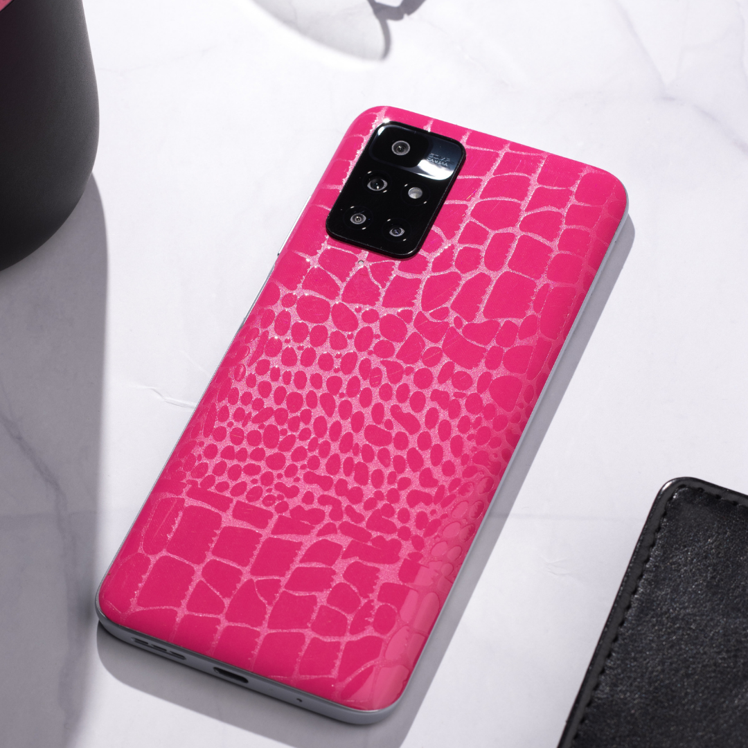 Leather textured mobie skins, mobile wraps & mobile covers India