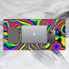 Psychedellic 1 Tech Mat - Big Mouse Pad For Gaming