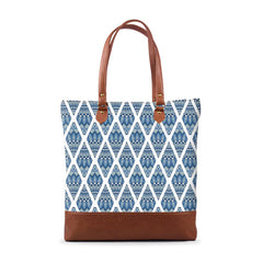 Blue Mandala Tall Tote Bag