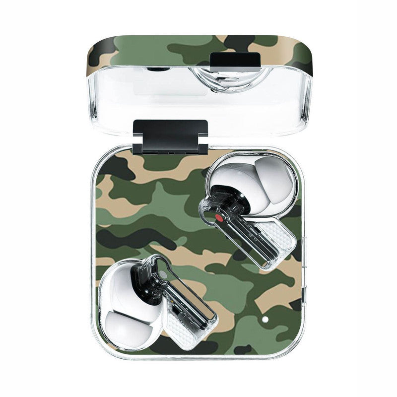 Nothing Ear Dark Green Camo Skin