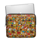 Olive Yellow Abstract Laptop Sleeve