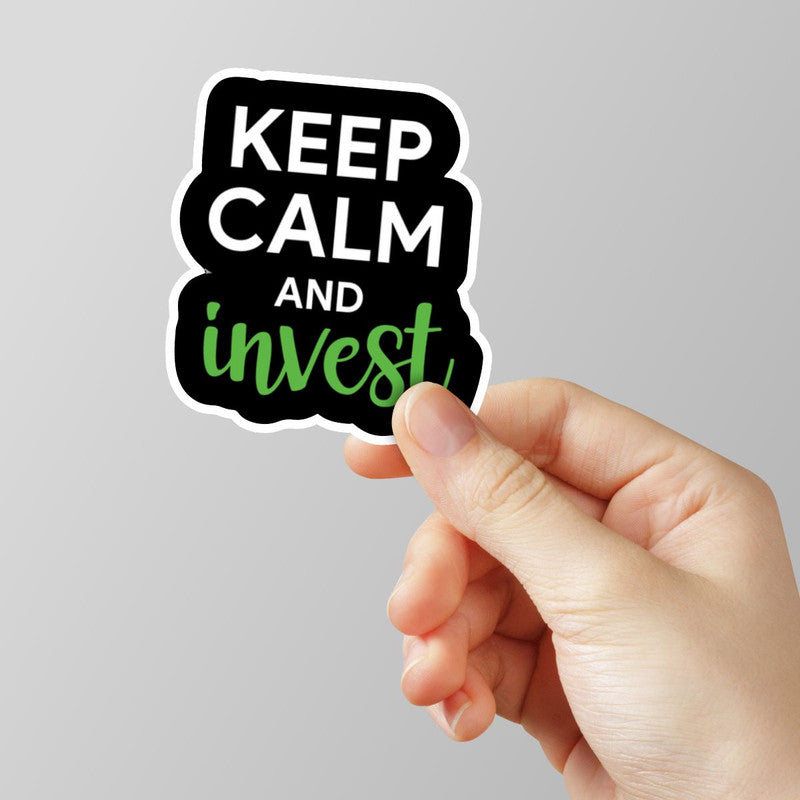 Invest Laptop Sticker
