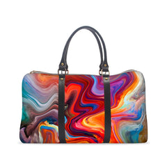 Abstract Art Floral Duffle Bag