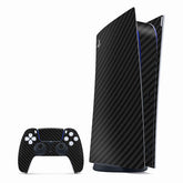 Black Carbon PlayStation Skin - Skins For PlayStation 5 Slim