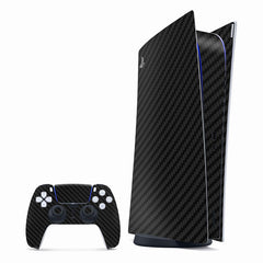 Black Carbon PlayStation Skin - Skins For PlayStation 5 Slim