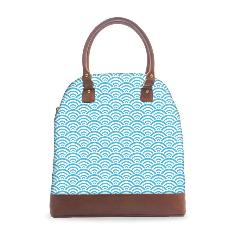 Blue Waves Deluxe Tote Bag