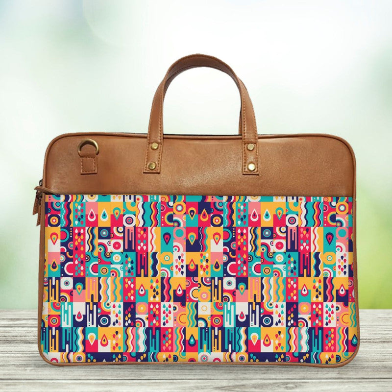 Patterns & Drops Classic Laptop Bag