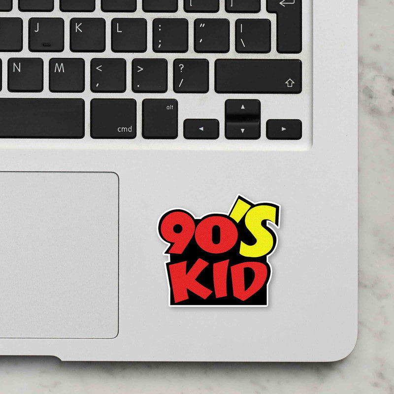 90s Kid Laptop Sticker
