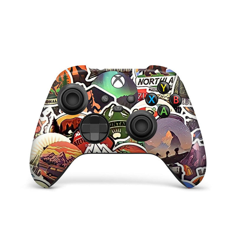 Wanderlust Stickers Joystick Controller Skin