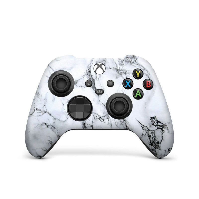 White Marble Joystick Controller Skin